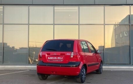 Hyundai Getz I рестайлинг, 2008 год, 479 000 рублей, 4 фотография