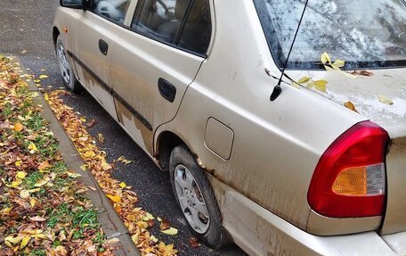Hyundai Accent II, 2004 год, 100 000 рублей, 4 фотография